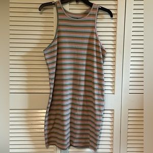 Striped Short Dress